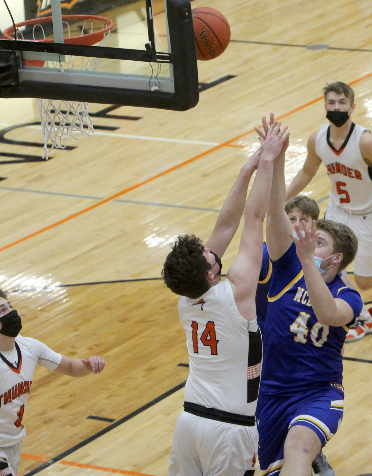 McDonell boys basketball at Osseo-Fairchild 1-11-21